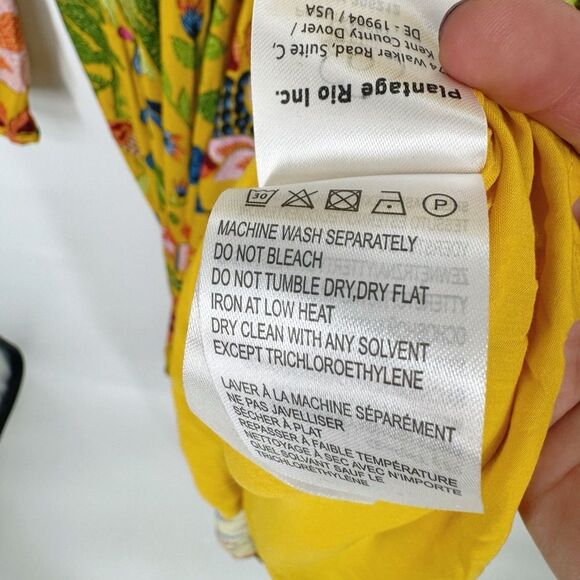 FARM Rio Yellow Summer Garden Maxi Dress Small - worn once - Picture 9 of 10